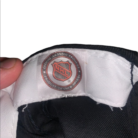 Vintage 90s Pittsburgh Penguins Plain Logo Sports Specialties Snapback Hat - Picture 7 of 7